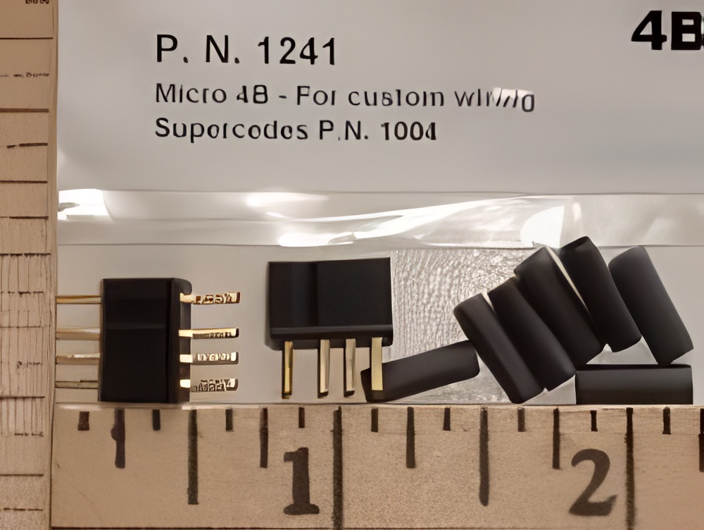 DEANS 4-Pin Micro Plug 4B Connector Pair Power Plug Black