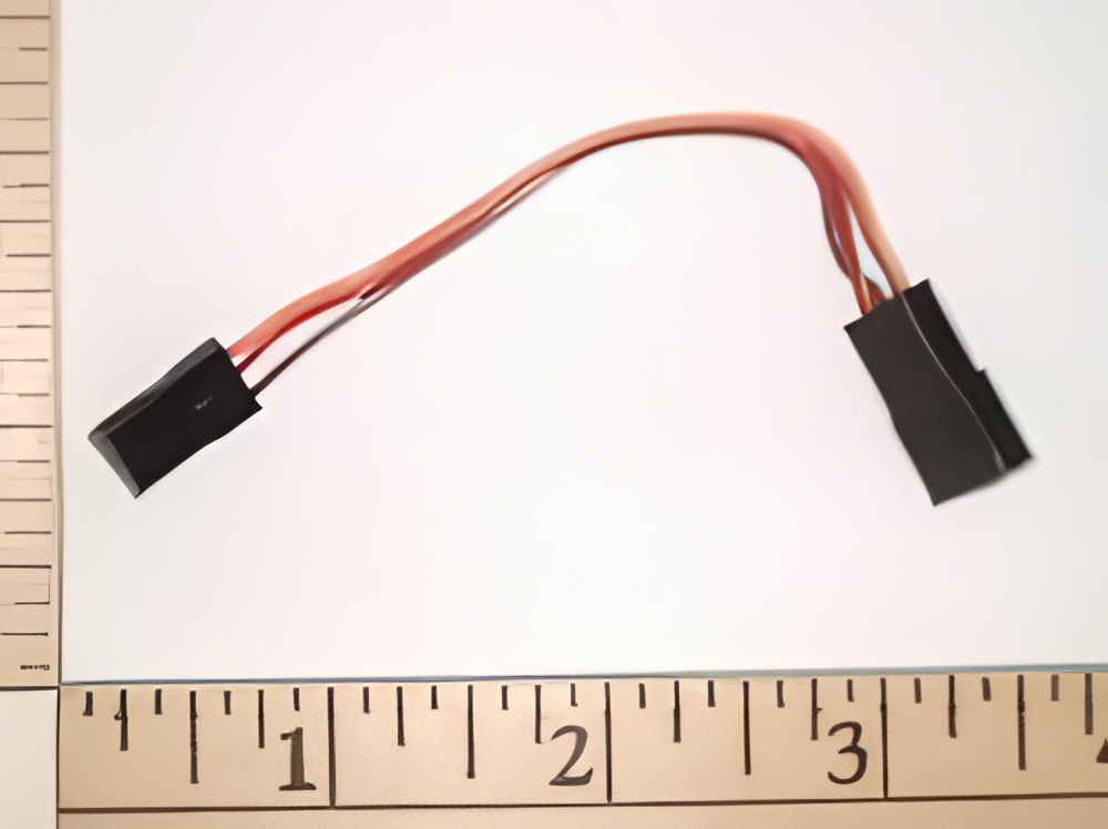 Adapter Female Old Airtronics to Male JR/Hitec/Spektrum into RX (Old Air Servo to Modern RX) 