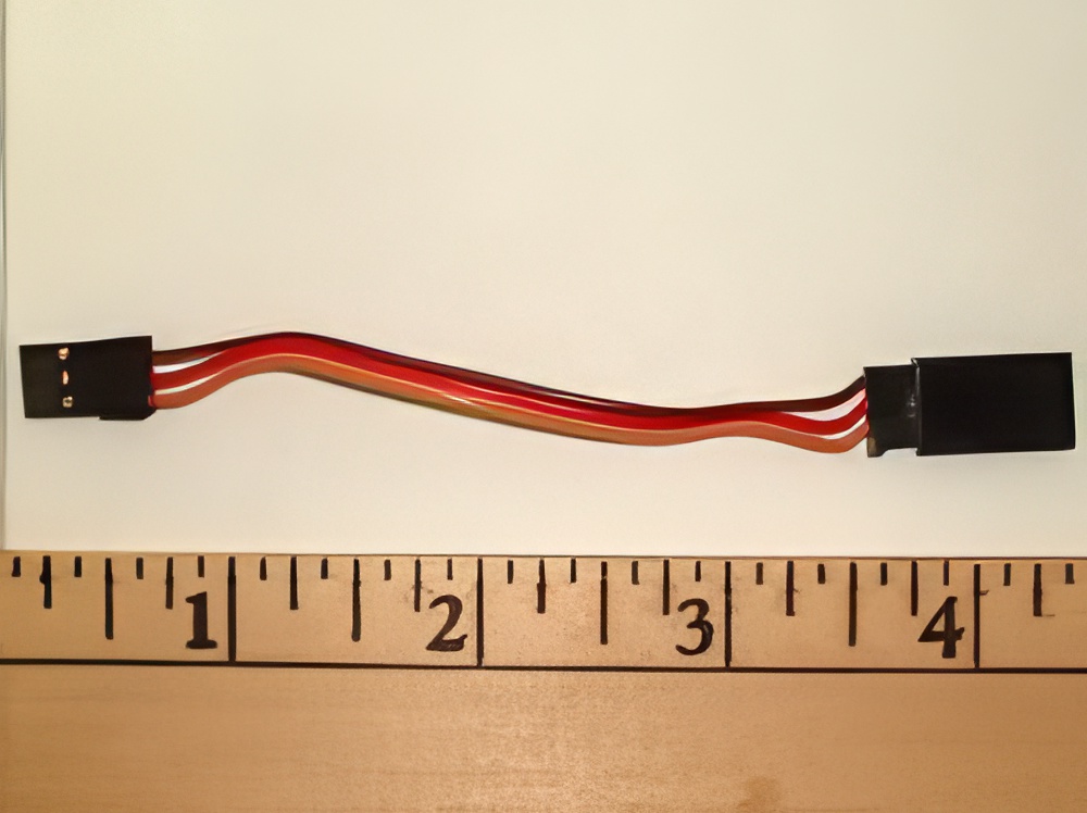 Adapter Female Futaba J to Male JR/Hitec/Spektrum (Futaba J servo into JR RX)