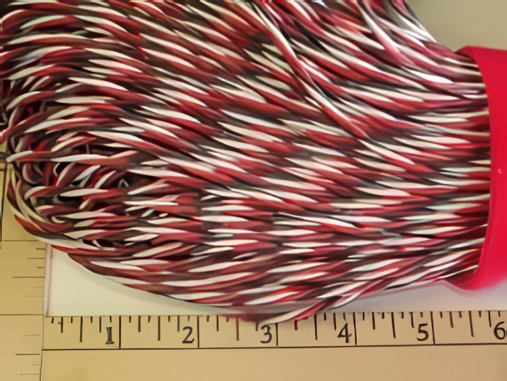 3-Pole Futaba Colored Servo Twisted Silicone Insulated Wire 20GA