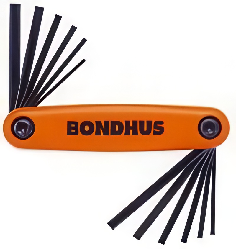 Bondhus GorillaGrip Fold Up  Allen Inch & Metric  Set