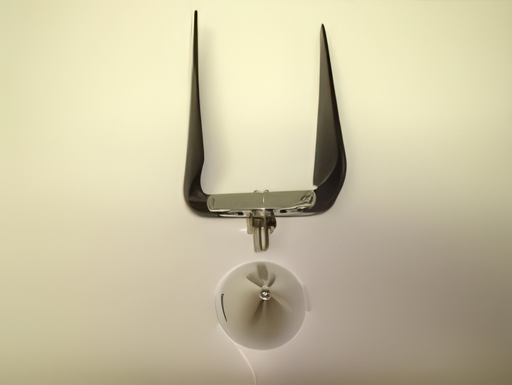 Aluminum Spinner & Hub with Folding Plastic Prop
