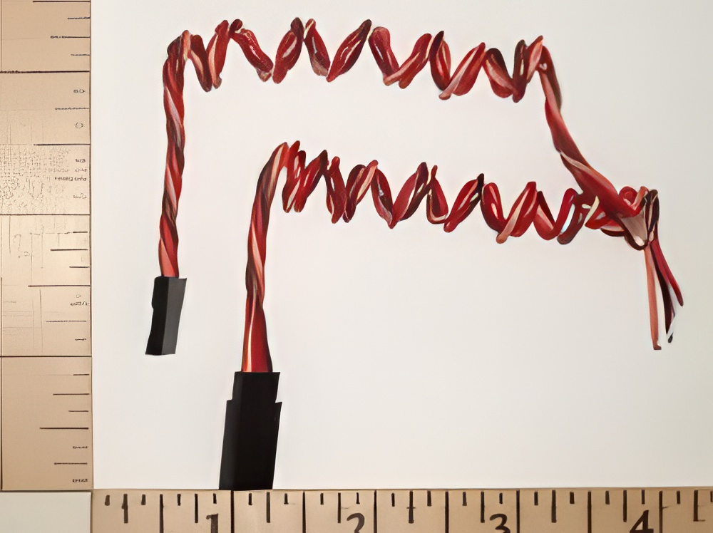 3-Pole/Wire Pigtail Twisted Silicone 10" JR