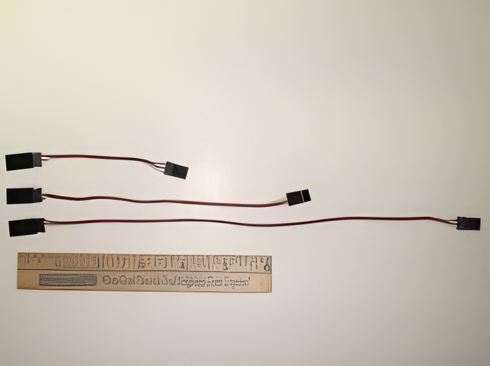 3-Pole/Wire Servo Micro Lite Extension Harness 3"