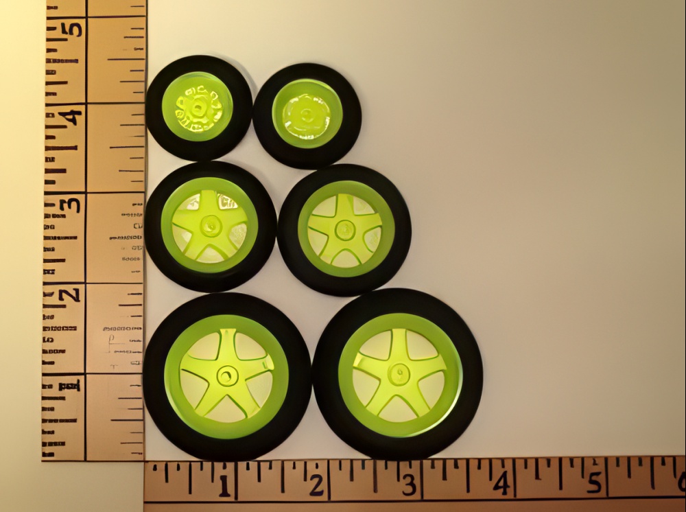 RRC Spoked Yellow Wheel With Medium Foam Tire Set 30mm RRC Spoked Yellow Wheel With Medium Foam Tire Set 30mm