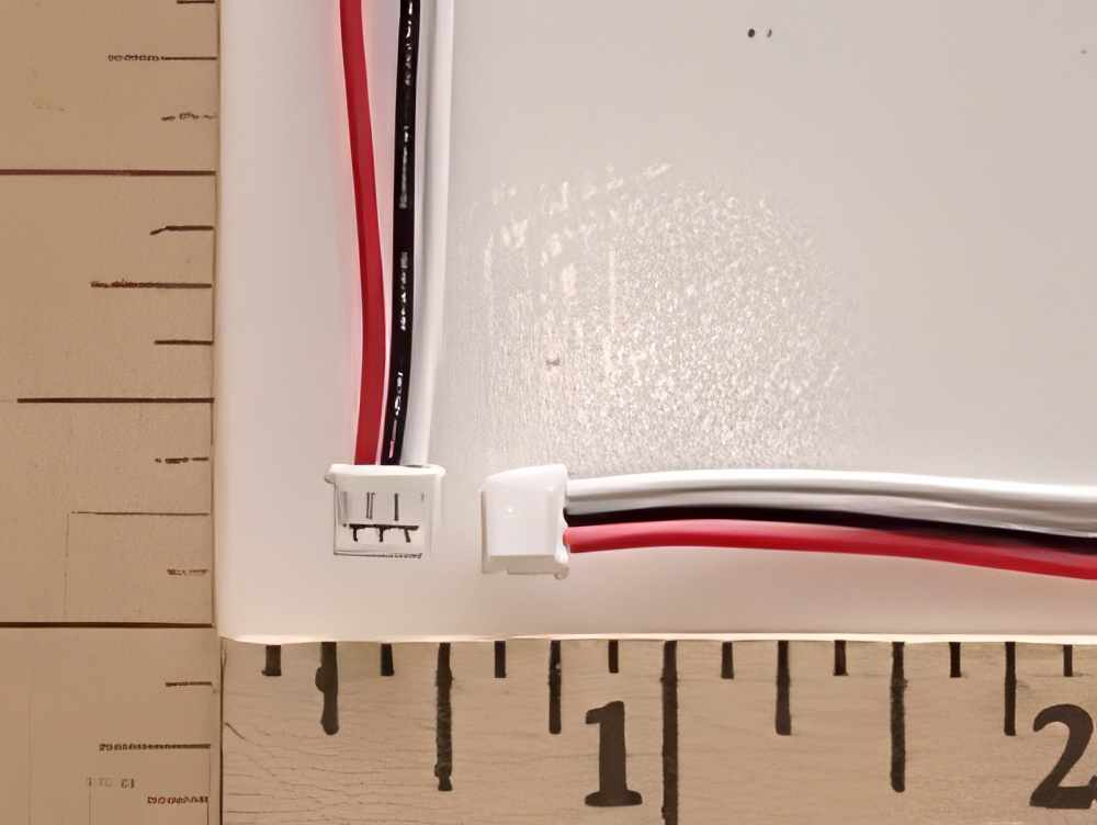 3-Pole FJ Wire Pigtail w/Male JST Micro White
