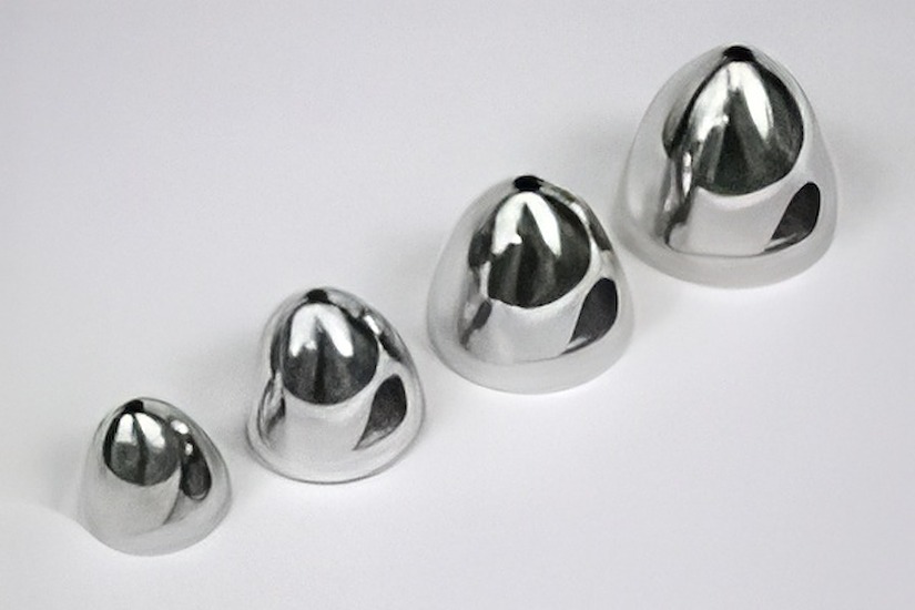 MPI 50mm (1.97") E-Spinner Bar-Stock Aluminum Shiny Finish, LAST 1 LEFT!