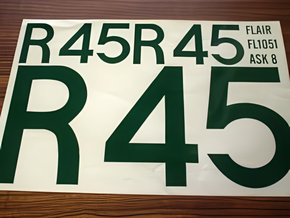 Flair ASK 8 Decal Set