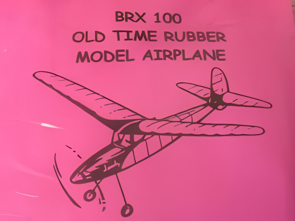 Free Flight Old Time Rubber Sparky 32" Laser-cut Brand X Models