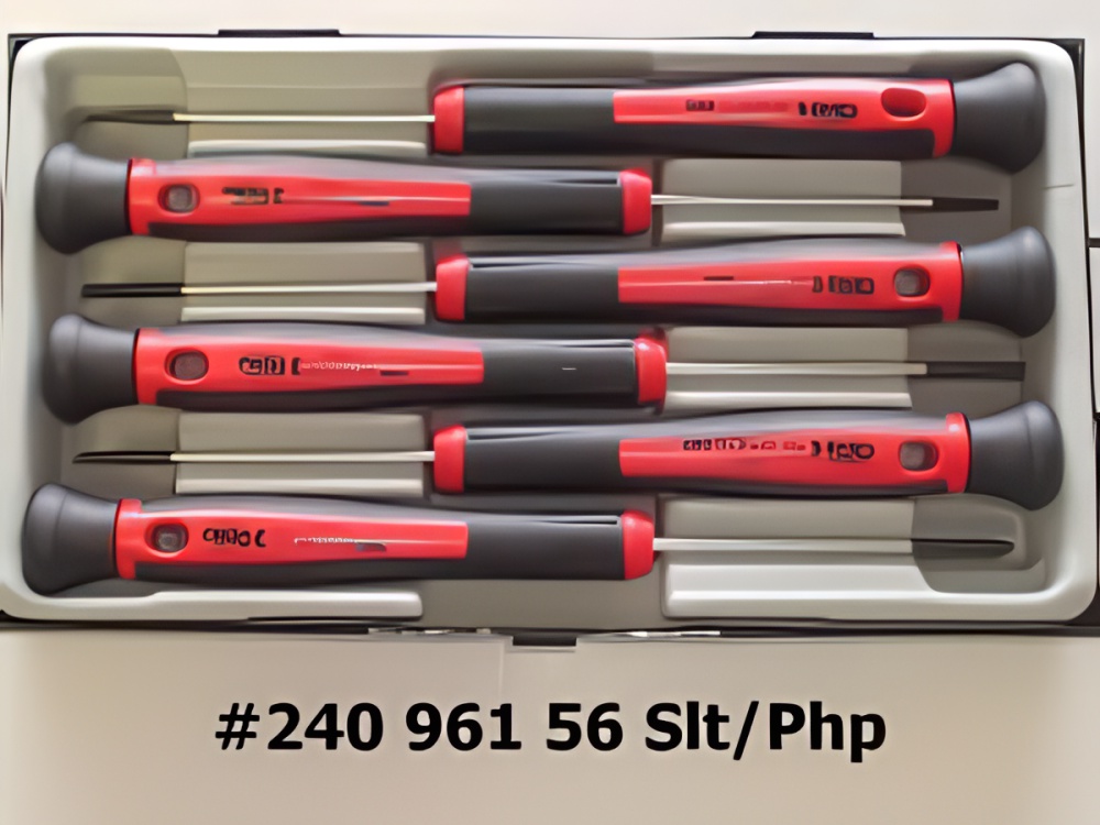 Felo German Precision Screwdriver Set 6pc Slotted and Phillips