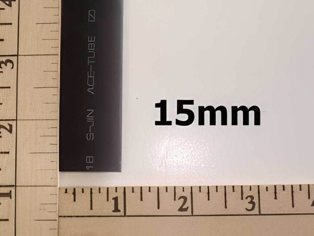 19/32"/15mm Flexible Shrink Tubing for Wires, 2-Foot PC Black