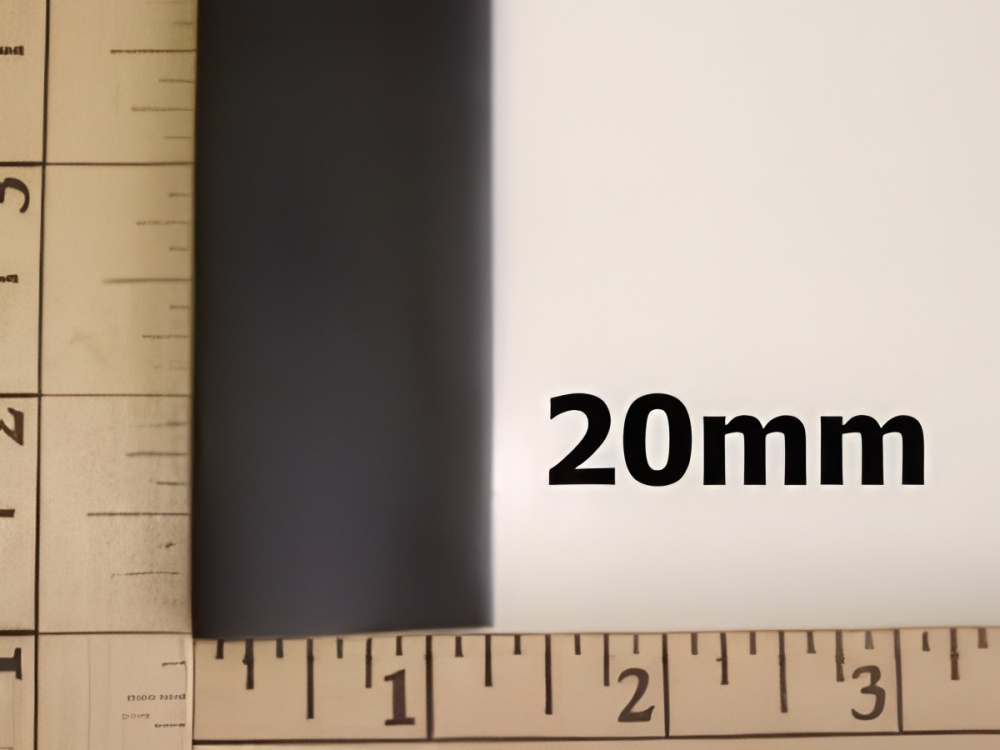 25/32"/20mm Flexible Shrink Tubing for Wires, 1-Foot Pc Black