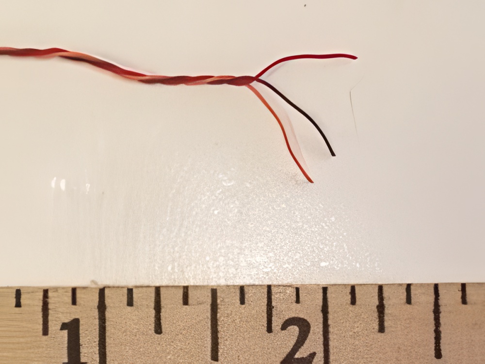 3-Pole JR Colored Sub Micro Twisted Servo Wire