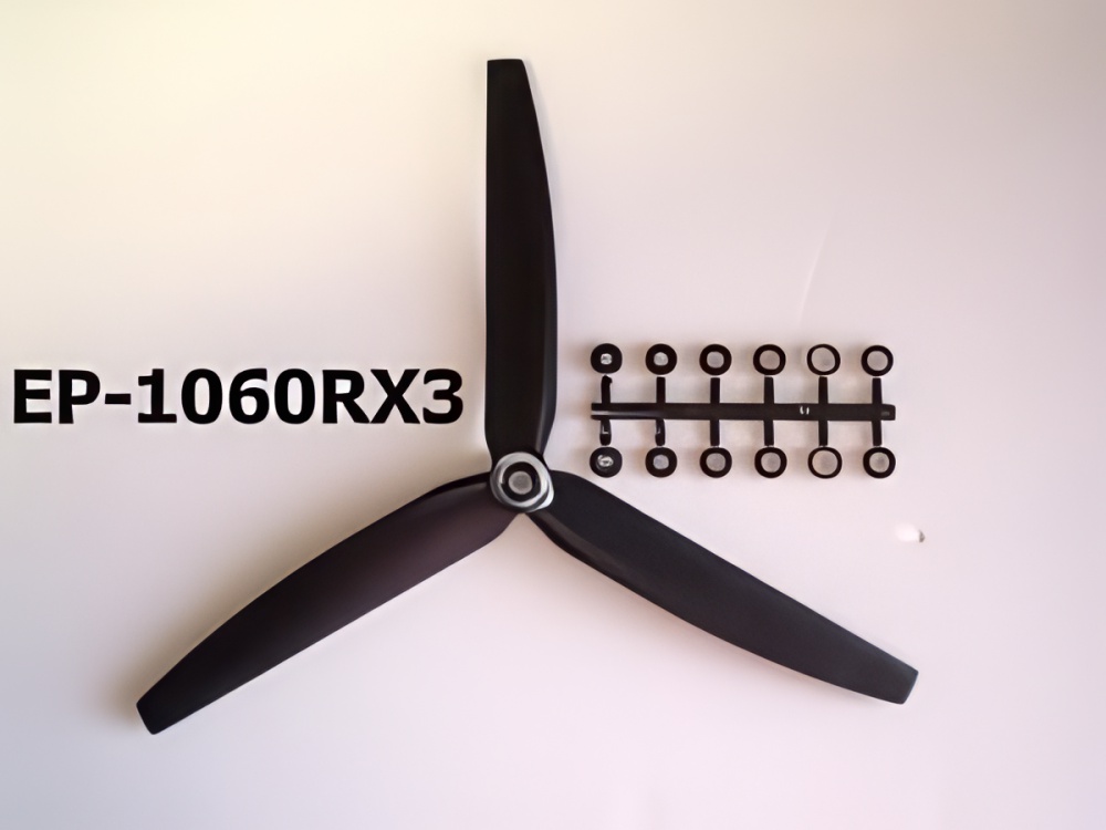 GWS 3 Blade Prop HD 10 x6 COUNTER ROTATING, Black GWS 3 Blade Prop HD 10 x6 COUNTER ROTATING, Black