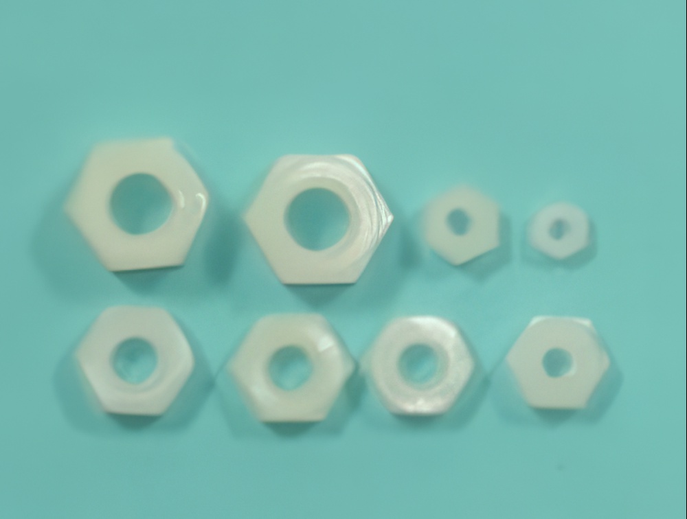 Hex Nut Nylon 2-56 Qty 6