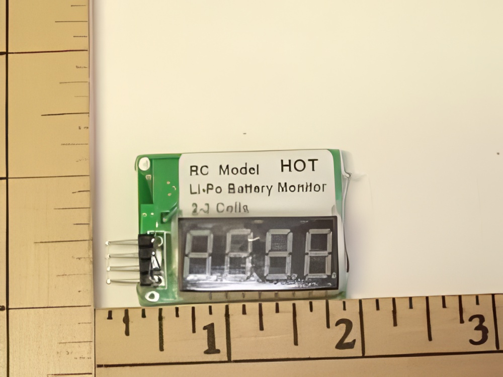 RC Model HOT Digital Battery Voltage Monitor for 2-3 Cell Lipo