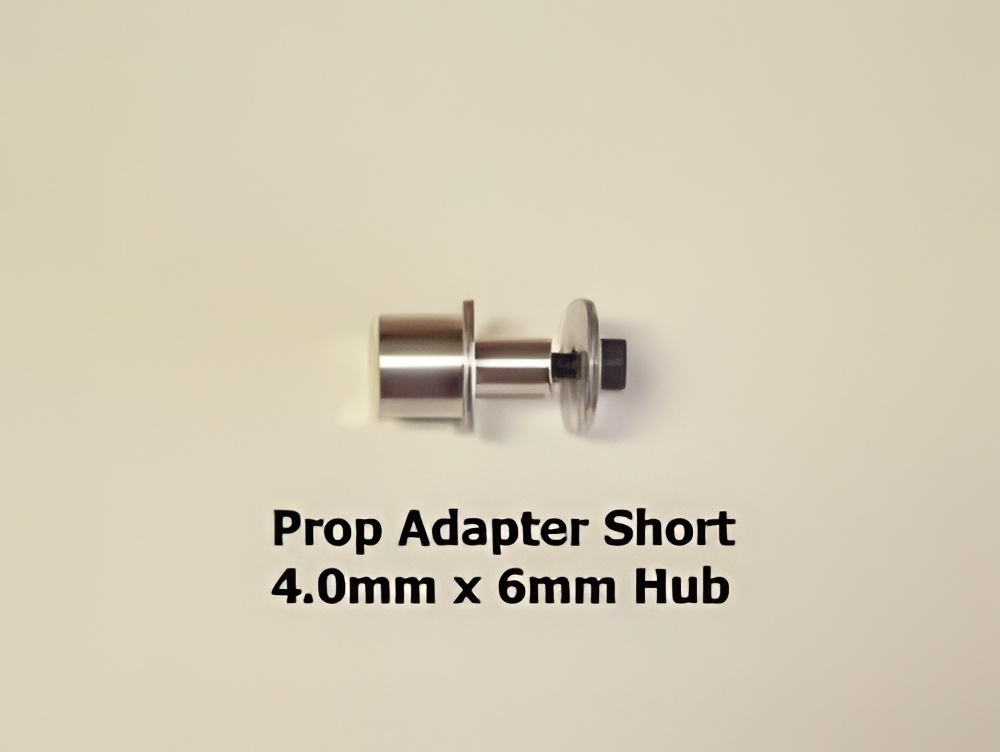 RRC 4mm Set Screw Type Prop Adaptor - Short