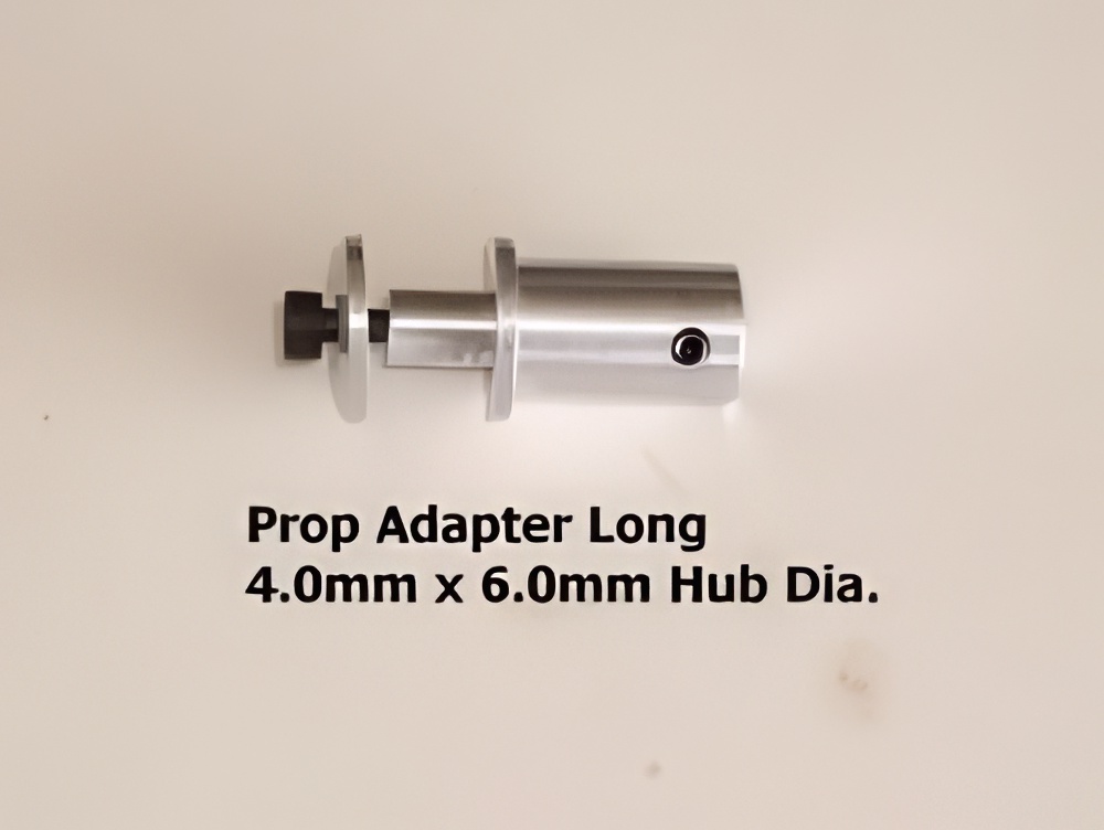 RRC 4mm Set Screw Type Prop Adaptor - Long