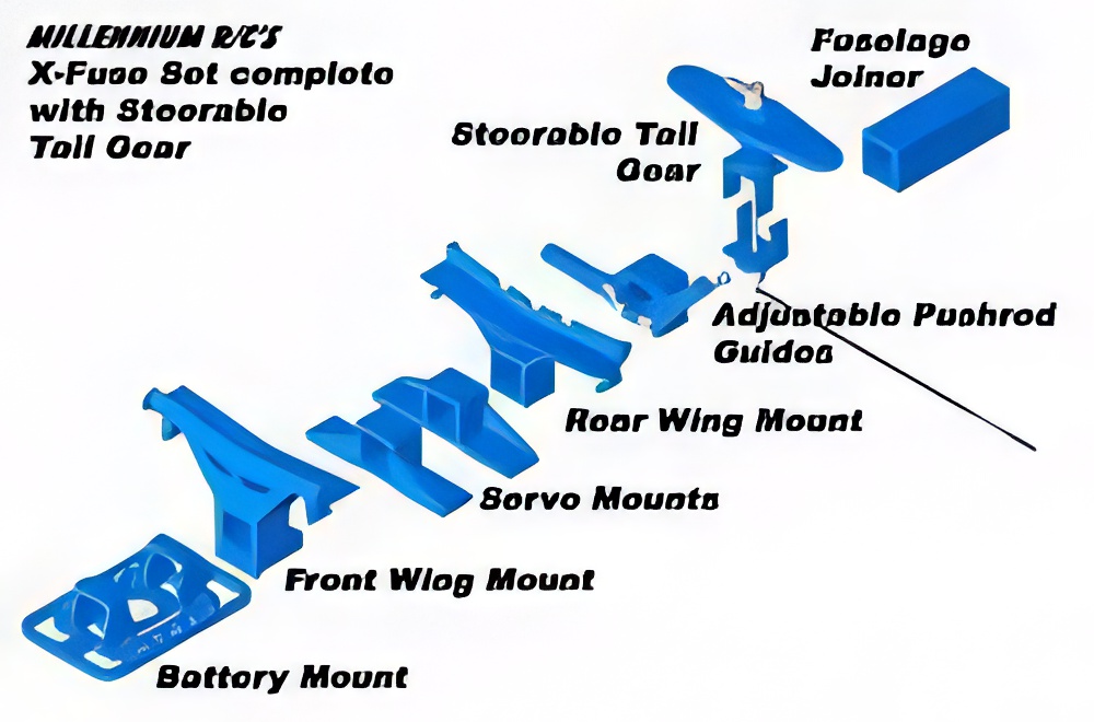 Millennium RC X-Fuse Set w/Tail Gear