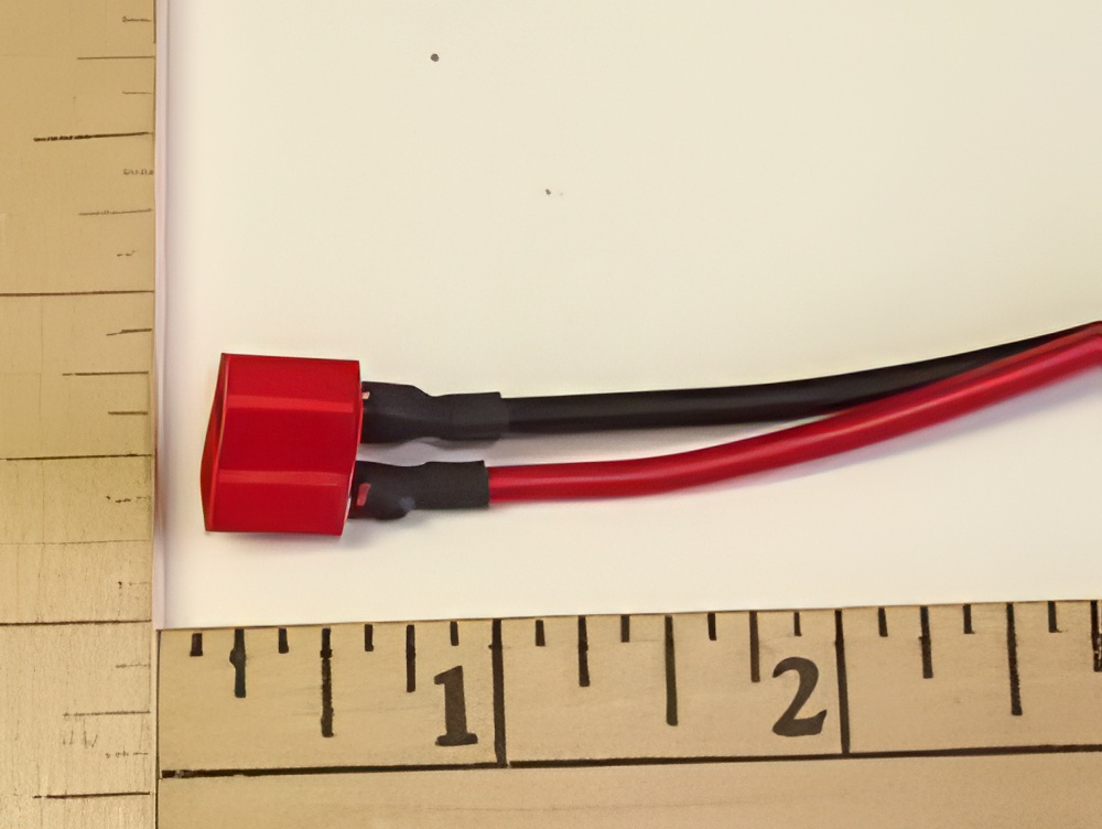 2-Pole/Wire Pigtail 9" w/Genuine Deans Ultra Female Speed 480 Wire 17ga