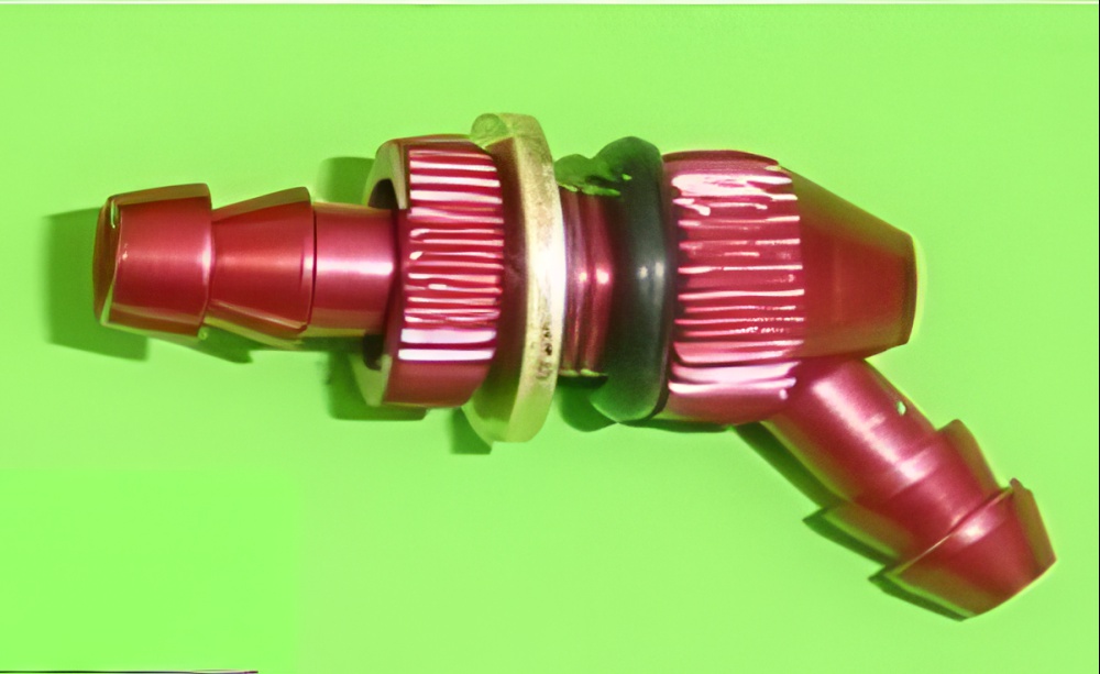 Radical RC Fuel Tube Coupler Bent 120 Degrees