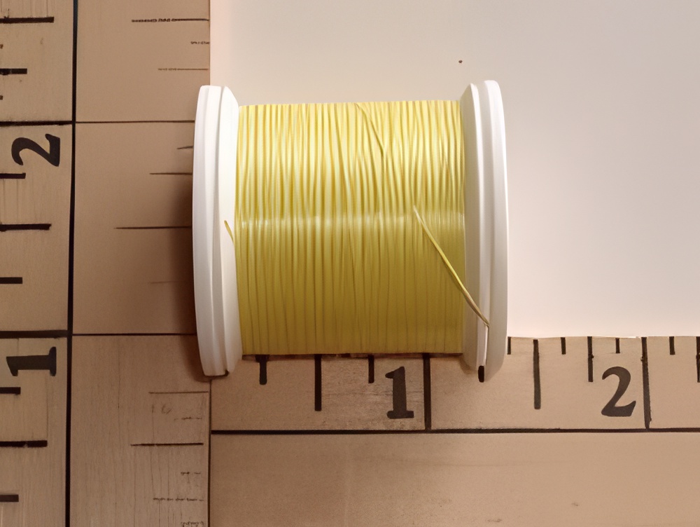 Kevlar 3/0 Thread 50yd Spool, Natural Yellow