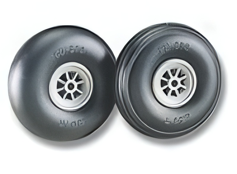 Du-Bro Low Bounce Treaded Wheels 3.25" Du-Bro Low Bounce Treaded Wheels 3.25"