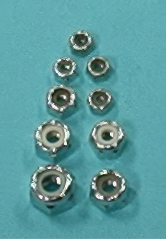#2-56 Nylock Plated Alloy Nuts