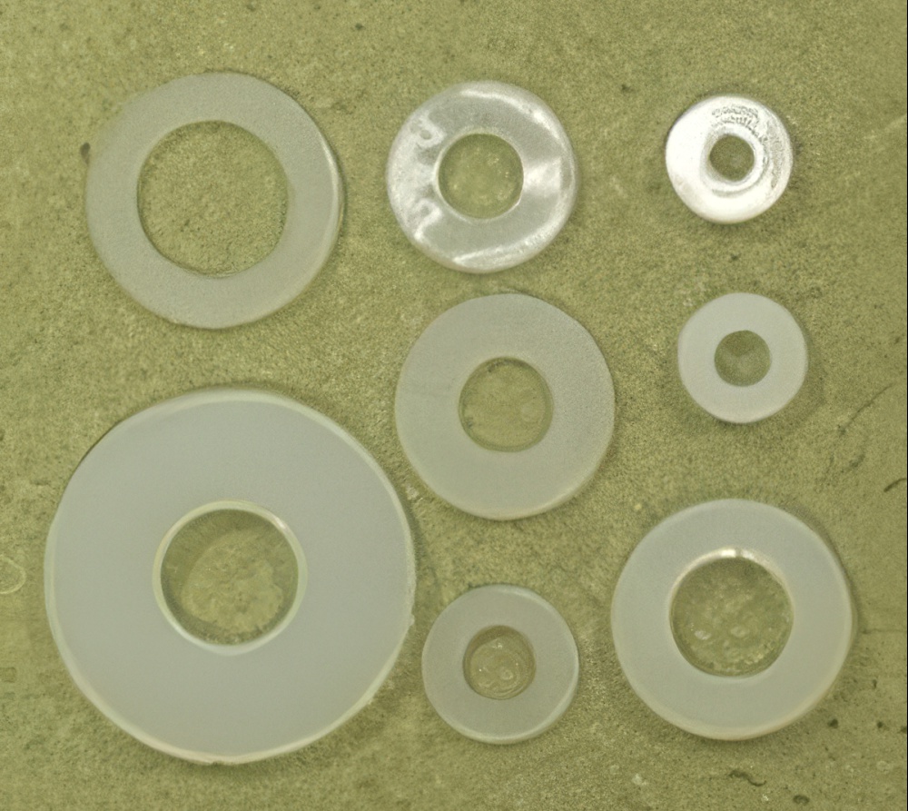 Flat Nylon Washer 2mm Qty 6