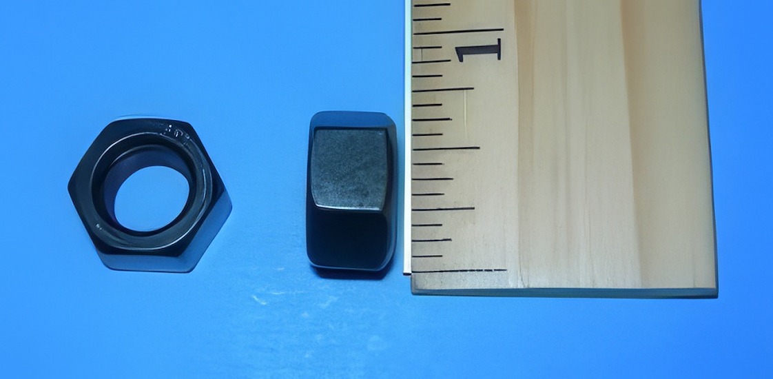 3/8-24 Engine Shaft Nut Hardened Steel Hex Black