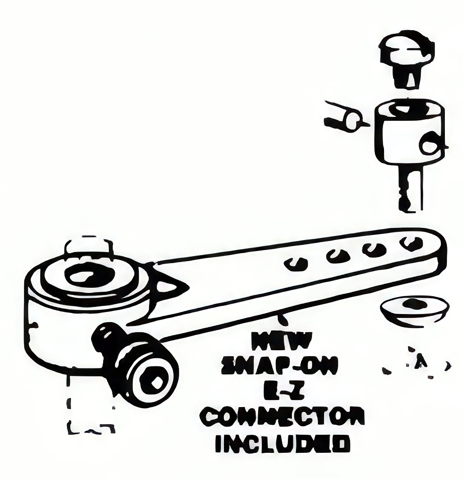 Du-Bro 1-1/4 Inch Nylon Steering Arm Assembly for 5/32 wire