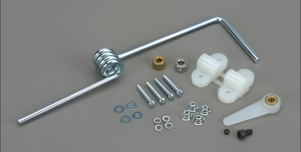 Du-Bro 3-3/4 Inch Steerable Nose Gear Bent with 5/32 Inch Wire