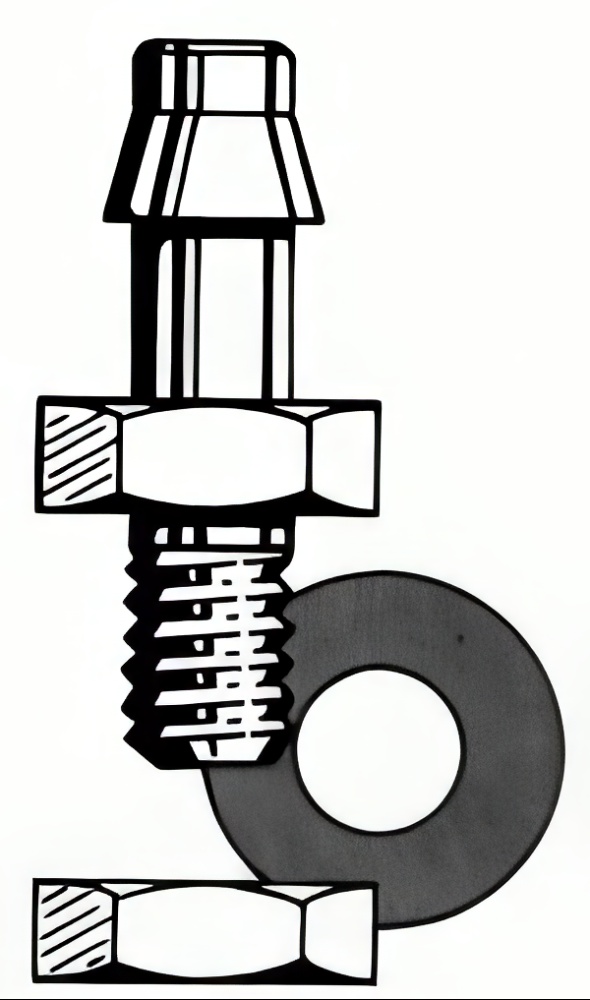 Du-Bro Bolt On Pressure Fitting 8-32