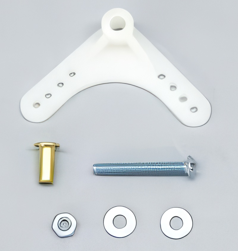90 Degree Bellcrank with Hardware 2 Pack