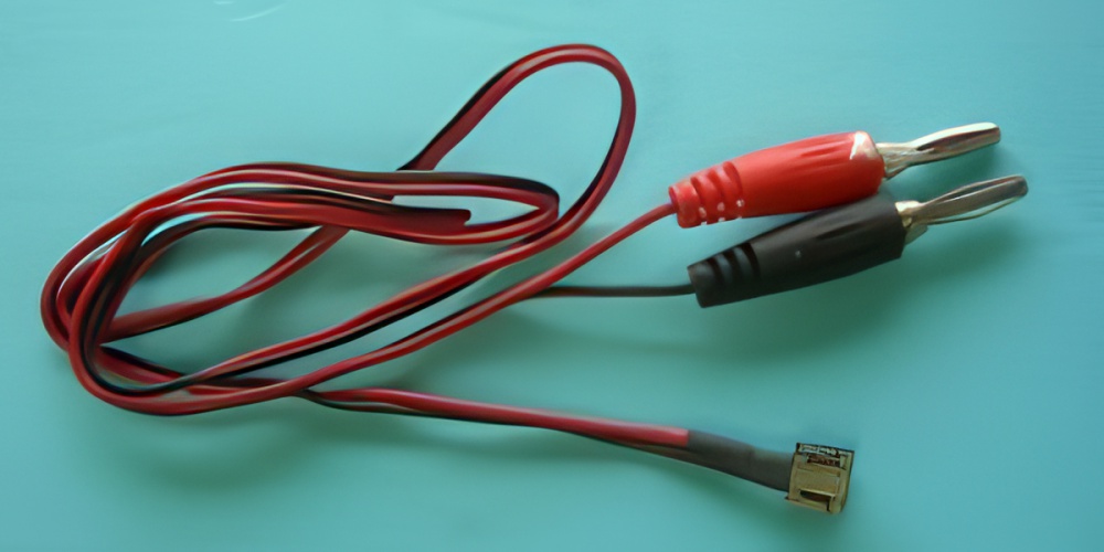 JR/Spektrum Black TX Plug Direct Charge Cord