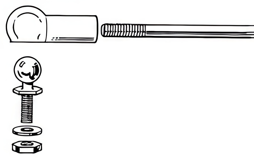 Du-Bro 2-56 Threaded Ball Link for 2-56 Rod