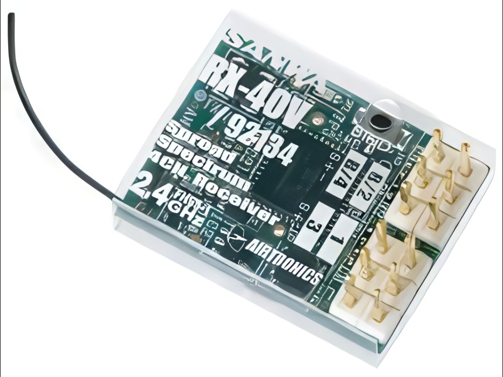Airtronics RX RX40V 4-Ch Micro 2.4GHz FHSS-1