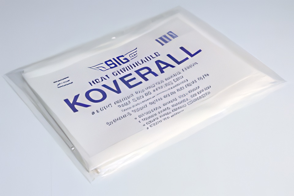 SIG KOVERALL WHITE 5 YD PKG, APPROX 60" x 180"
