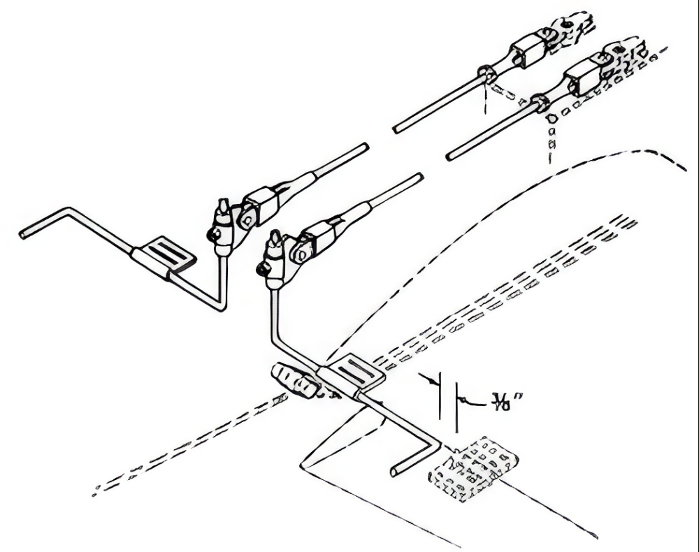 Du-Bro Strip Aileron Torque Rod & Linkage Hookup Set