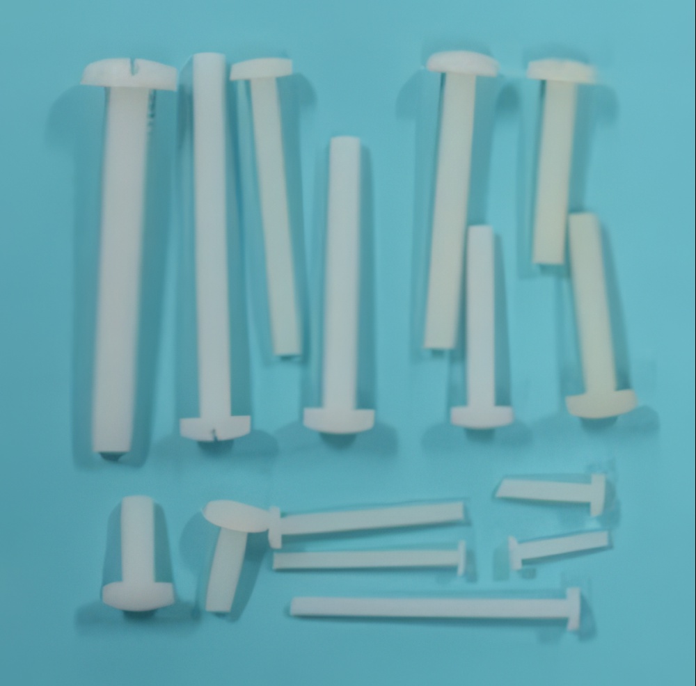Binder Head Slotted Screw - Nylon 6-32 x 1 Inch Qty 6