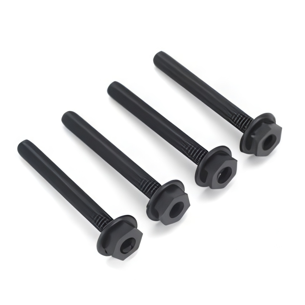 Du-Bro Nylon Socket & Hex Head Wing Bolt, 1/4-20 x 2 Inch  Qty 4