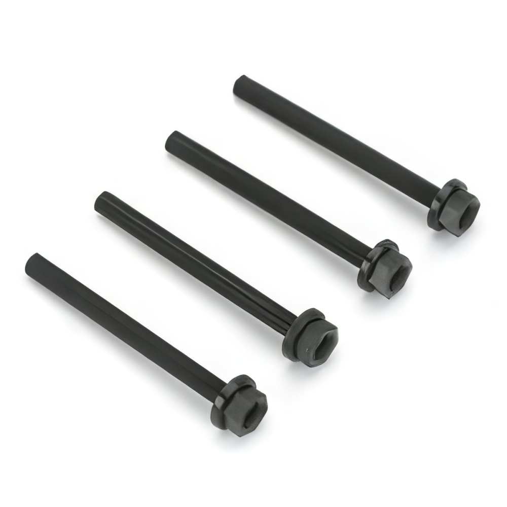 Du-Bro Nylon Socket & Hex Head Wing Bolt, 10-32 x 2 Inch  Qty 4