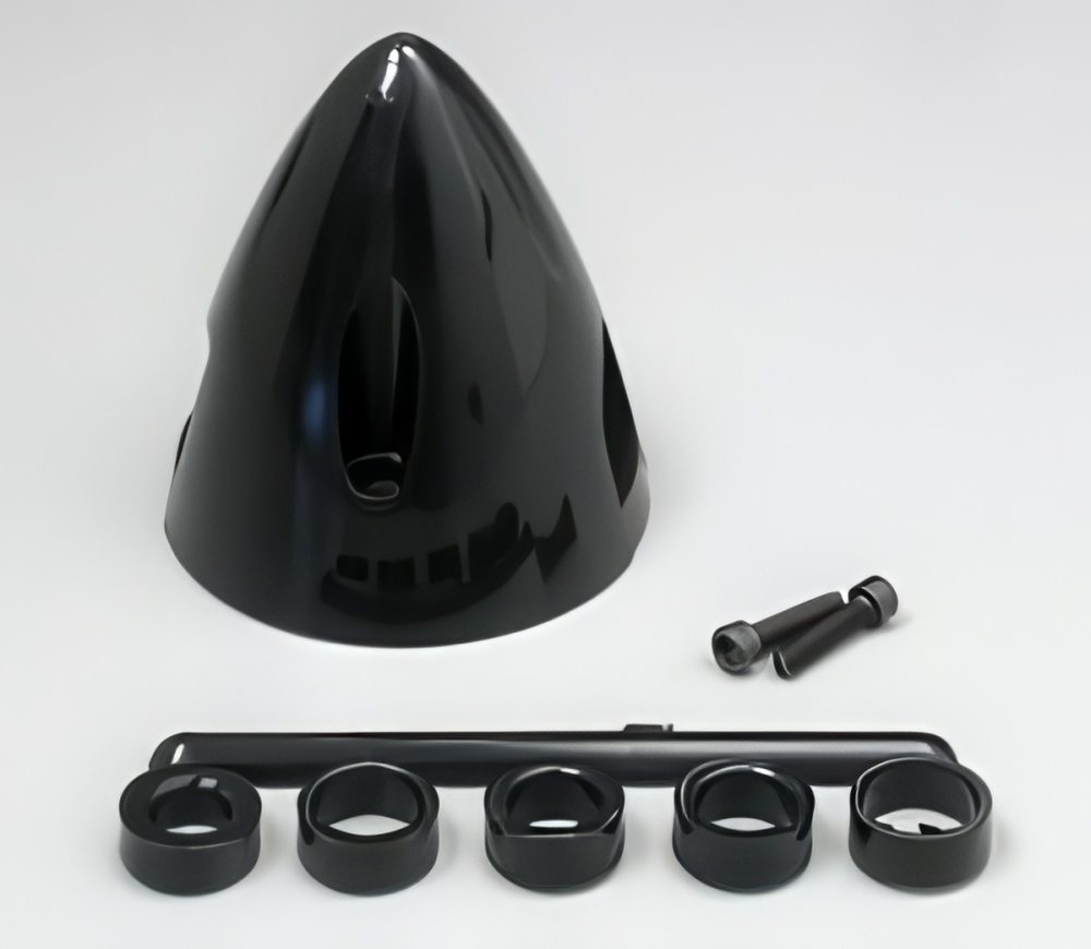 1-1/2 Inch Du-Bro Spinner Black