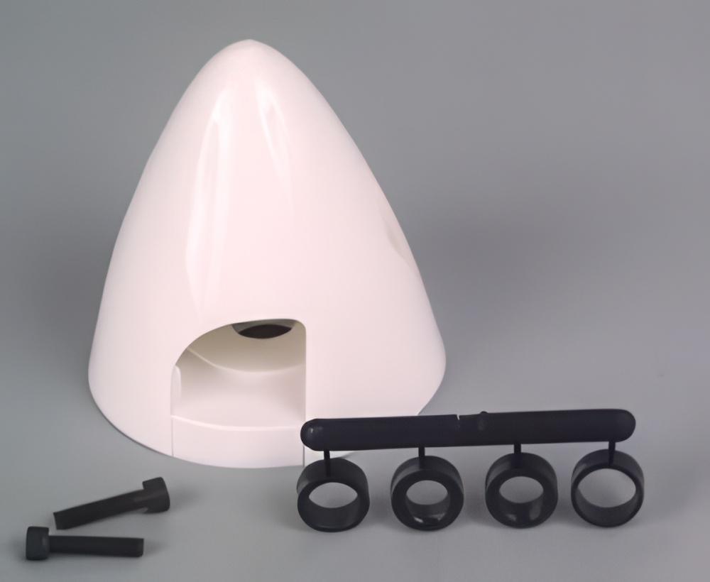 2 Inch Du-Bro Spinner White