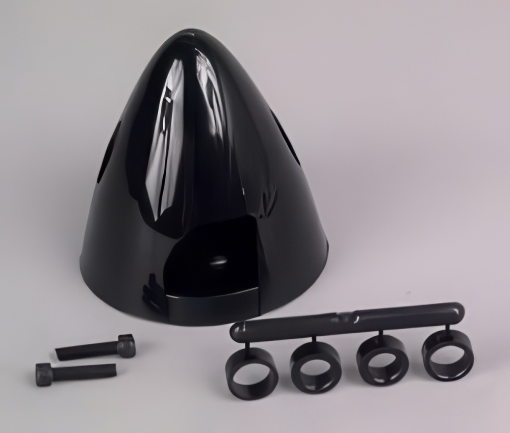 2 Inch Du-Bro Spinner Black