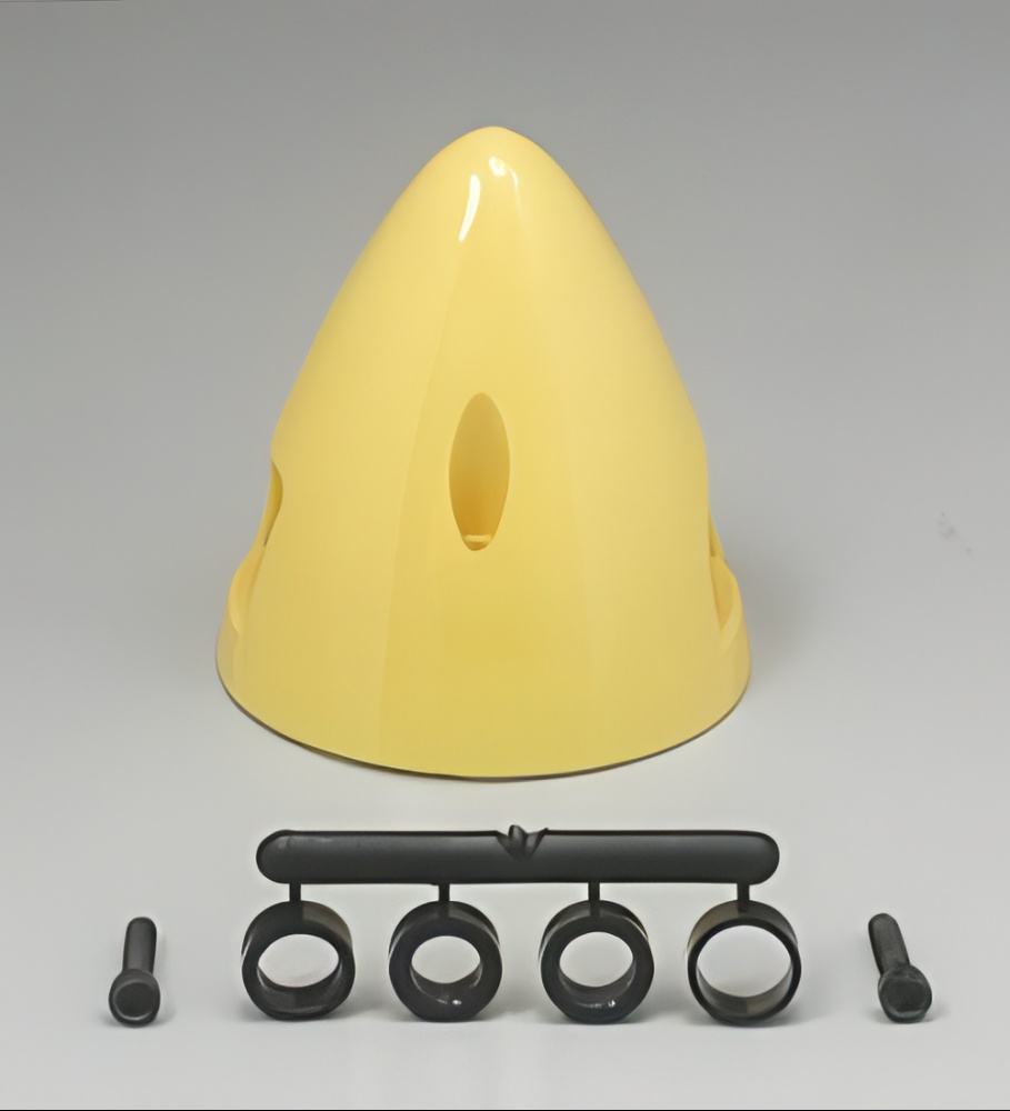 2 Inch Du-Bro Spinner Yellow