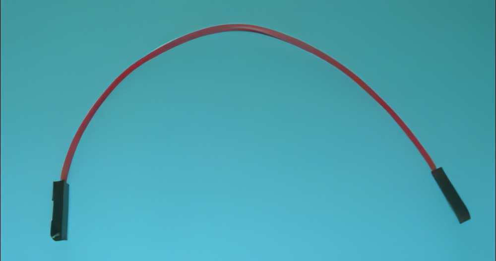 Single Pole Jumper Wire Female to Female 6 Pack