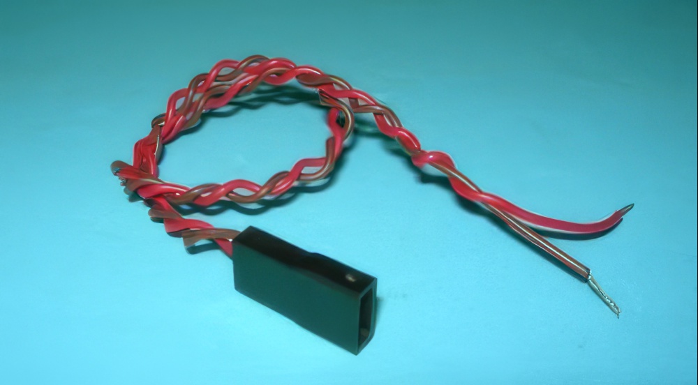 Single End 2 Wire Battery Female 26 Gauge Twisted JR/Hitec/Airtronics Z(new) Style