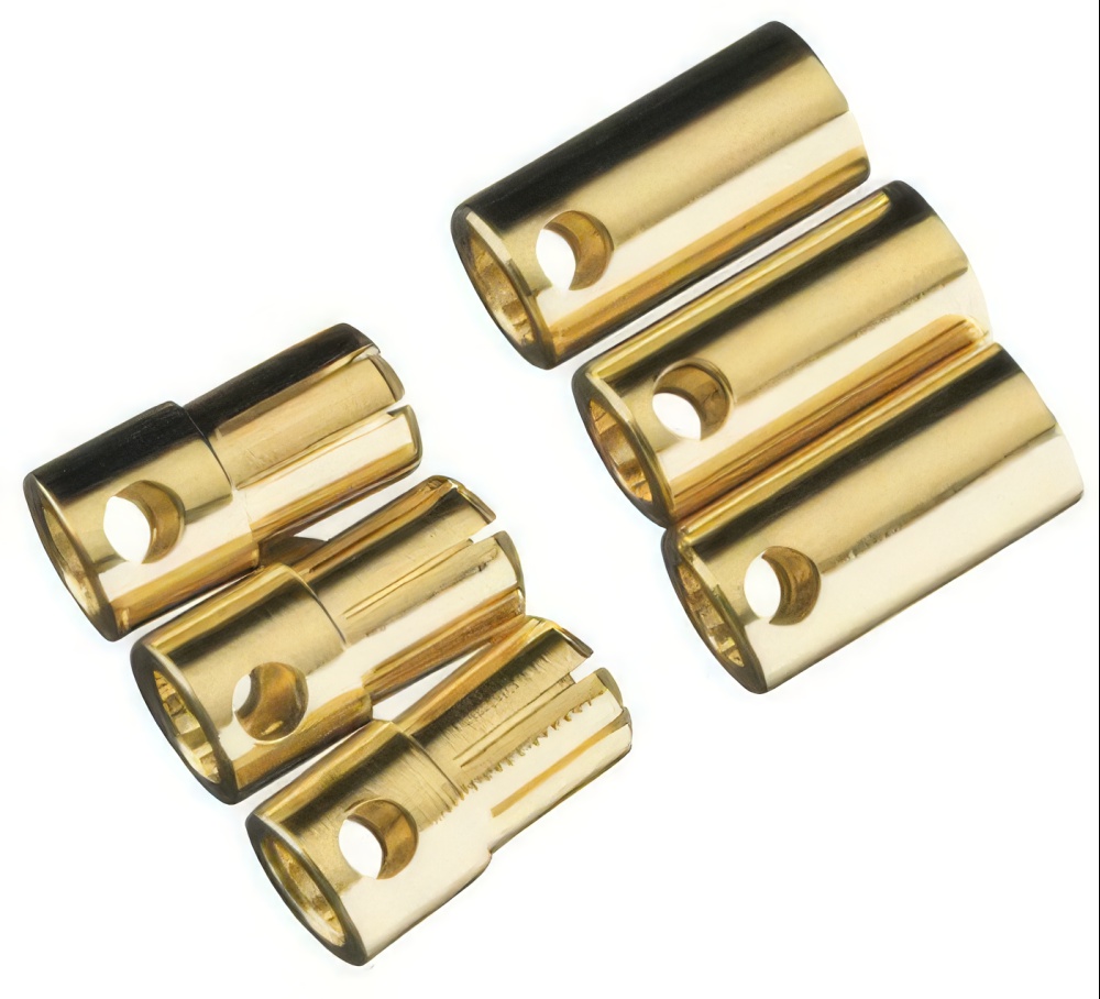 Castle Creations 6.5mm Gold Plated Bullet Connector Pin Set