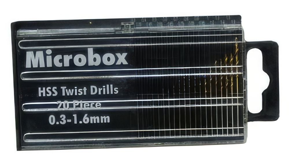 20 Piece Metric Micro Bit Set .03-1.6mm